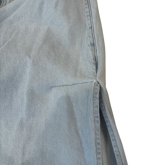 Agolde Denim Maxi Skirt SIZE 27 Jean Western Rigid Country Festival $258 FLAW - Picture 12 of 12